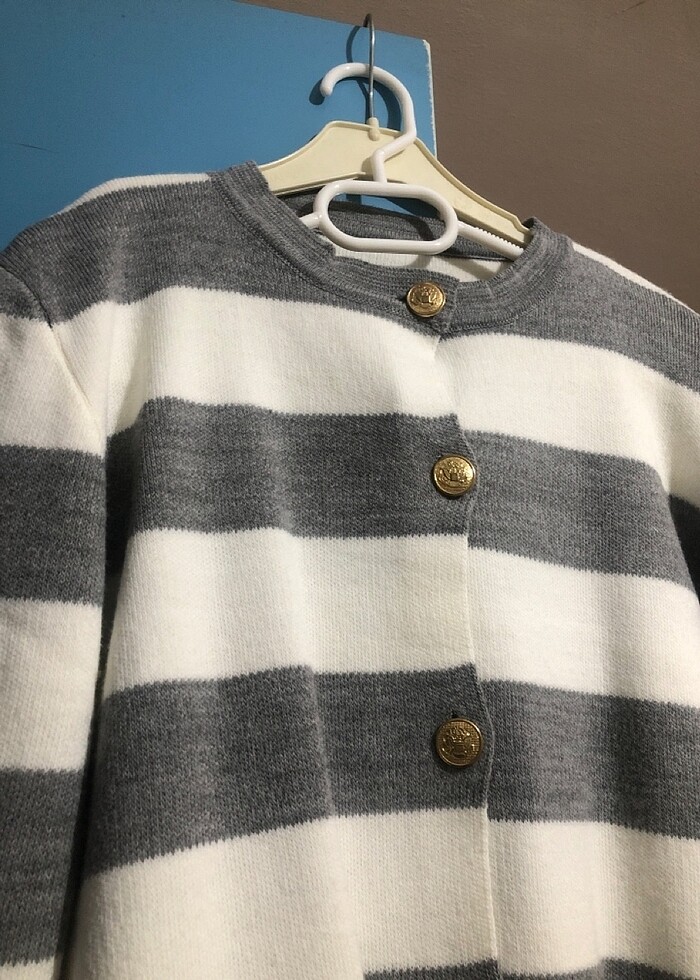 gri beyaz etek takım - Görsel 4