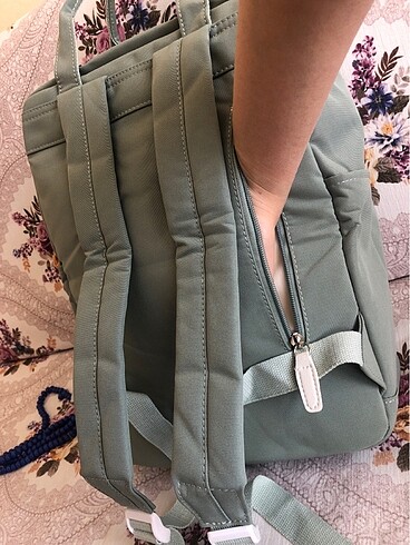 Çağla yeşili Laptop iPad tablet okul sırt çantası - Görsel 5