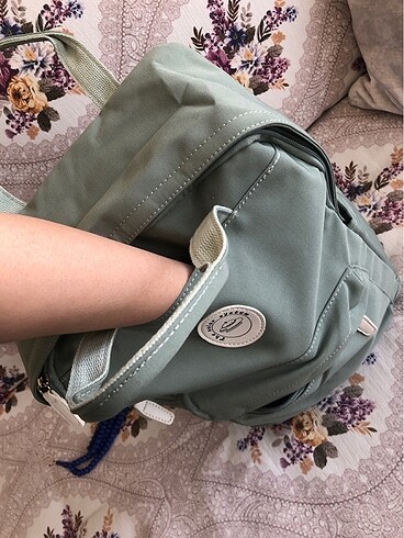 Çağla yeşili Laptop iPad tablet okul sırt çantası - Görsel 9