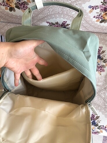 Çağla yeşili Laptop iPad tablet okul sırt çantası - Görsel 12