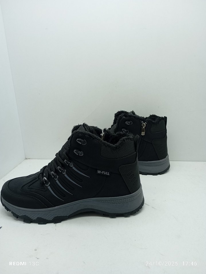 Gri Kamuflaj Desenli Bağcıklı Outdoor Erkek Bot - Görsel 4