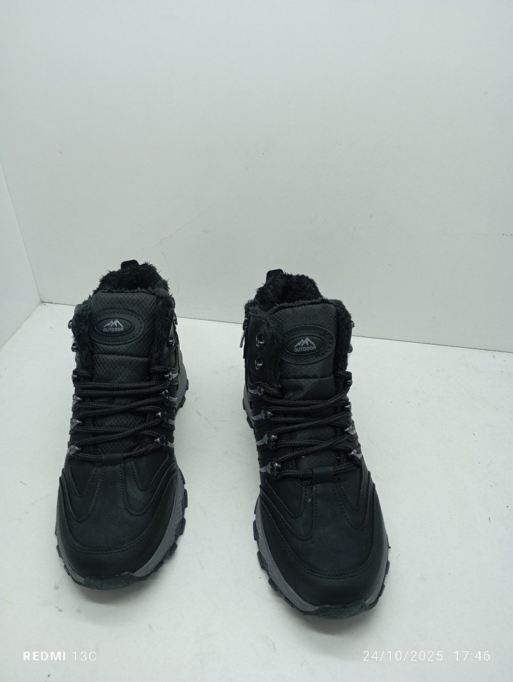 Gri Kamuflaj Desenli Bağcıklı Erkek Outdoor Bot - Görsel 3