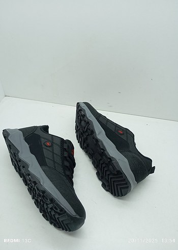 Siyah Erkek Kışlık Spor Ayakkabı Bağcıklı Rahat - Görsel 7