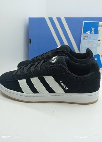 Adidas Campüs Siyah Spor Ayakkabı Velcro - Görsel 4