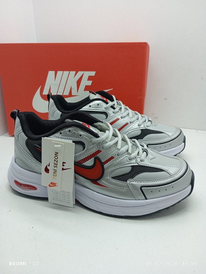Gri Nike Spor Erkek  Sneakers - Görsel 5