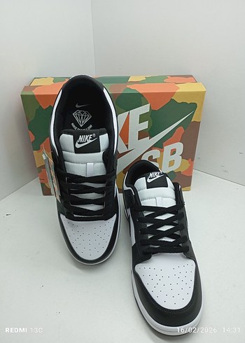 Adidas Dunk Siyah Beyaz Kadın Spor Ayakkabı - Görsel 4