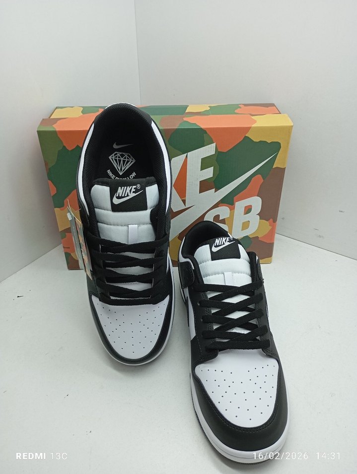 Adidas Dunk Siyah Beyaz Kadın Spor Ayakkabı - Görsel 4