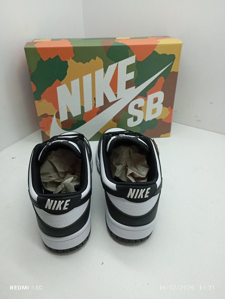 Adidas Dunk Siyah Beyaz Kadın Spor Ayakkabı - Görsel 5