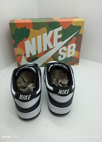 Nike Dunk Siyah Beyaz  Spor Ayakkabı - Görsel 6
