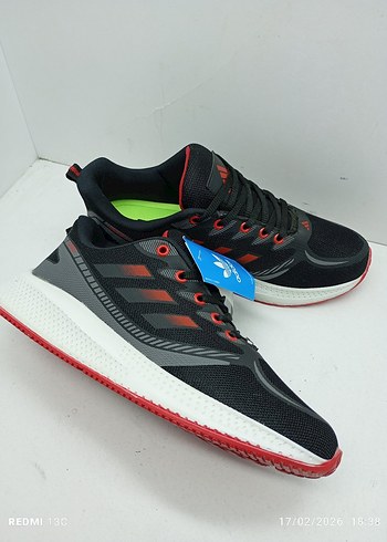Adidas Kırmızı Bağcıklı Erkek Spor Ayakkabı - Görsel 6