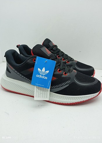 Adidas Kırmızı Bağcıklı Erkek Spor Ayakkabı - Görsel 7