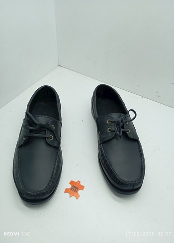 Hakiki Deri Erkek Siyah Klasik Bağcıklı Ayakkabı - Görsel 3