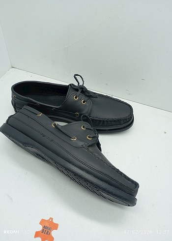 Hakiki Deri Erkek Siyah Klasik Bağcıklı Ayakkabı - Görsel 2