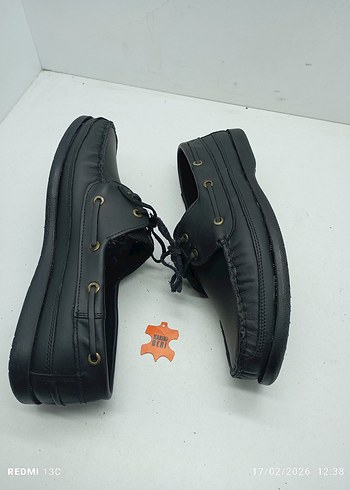 Hakiki Deri Erkek Siyah Klasik Bağcıklı Ayakkabı - Görsel 6