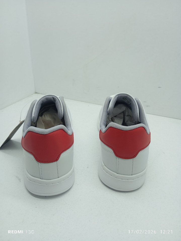 Erkek Beyaz Spor Ayakkabı Laced Model - Görsel 5