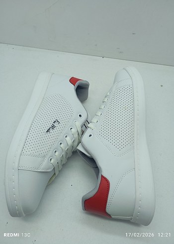 Beyaz Erkek Spor Ayakkabı Laced Model - Görsel 6