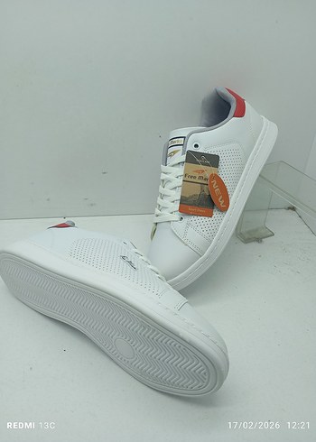 Beyaz Erkek Spor Ayakkabı Laced Model - Görsel 7