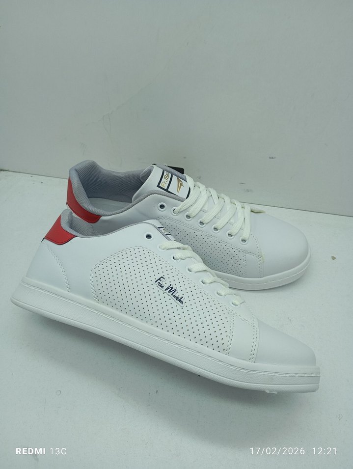 Beyaz Erkek Spor Ayakkabı Laced Model - Görsel 2