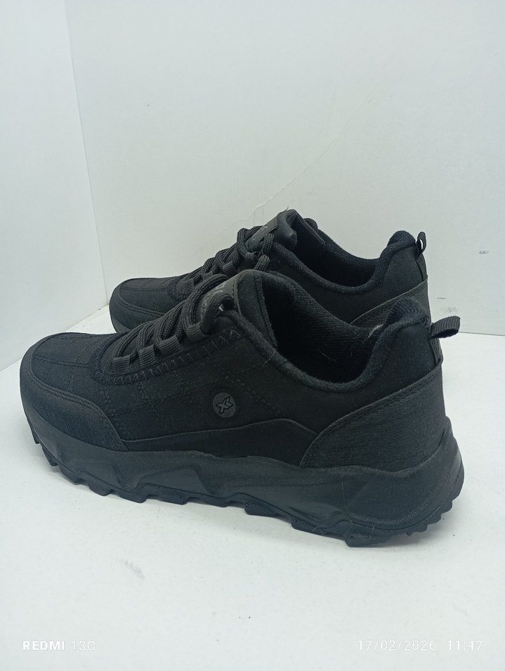 Erkek Siyah  Spor Ayakkabı - Görsel 4