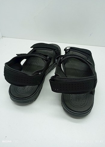 Siyah Erkek Bantlı Outdoor Sandalet - Görsel 2