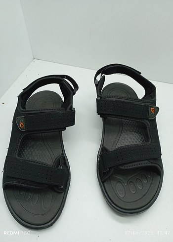 Siyah Erkek Bantlı Outdoor Sandalet - Görsel 3