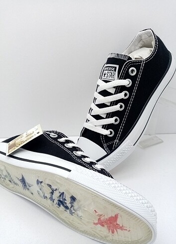 Converse Siyah Keten Spor Ayakkabı