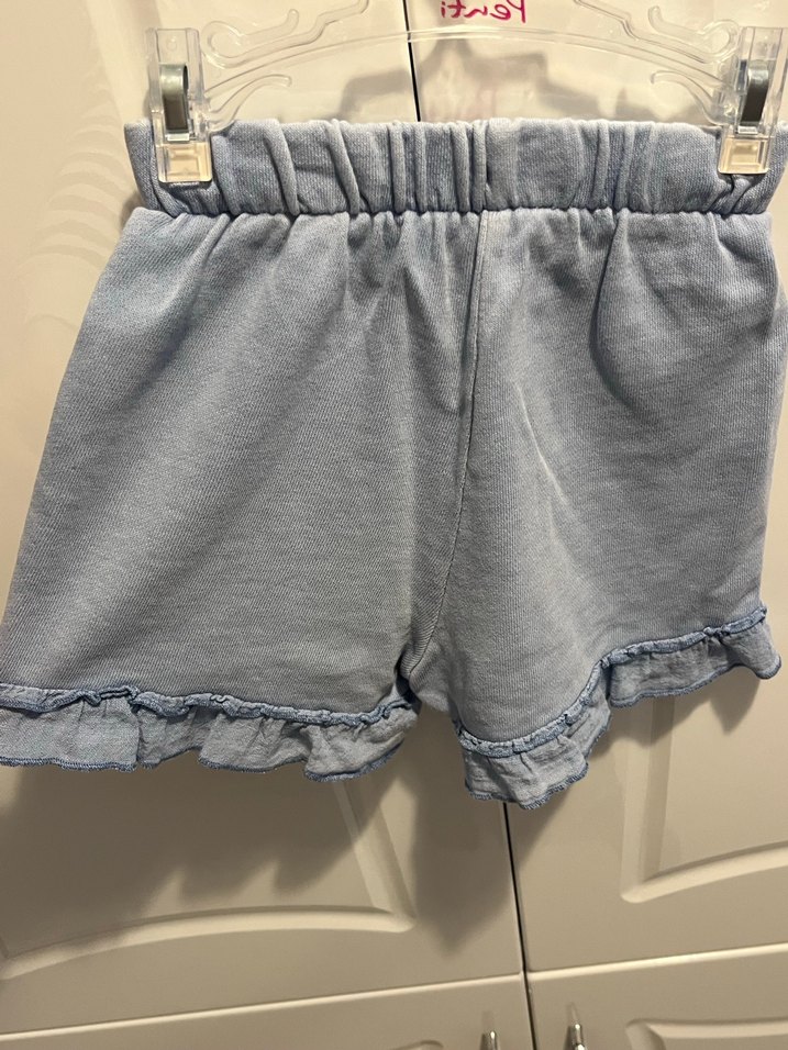 Kız Çocuk Açık Mavi Denim  Şort - Görsel 3