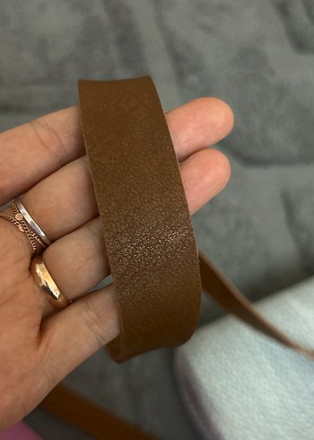 Gri Örgü Kadın Çanta - Görsel 4