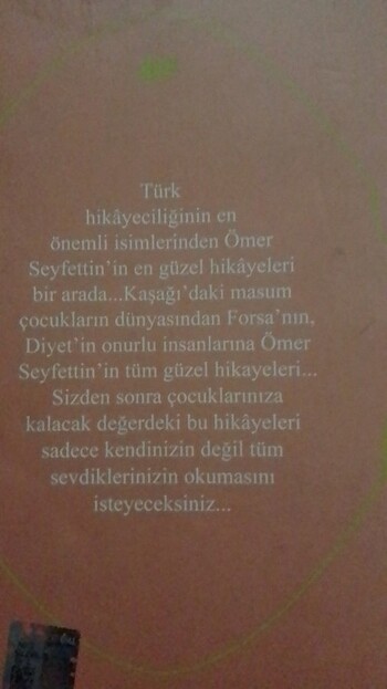  Ömer Seyfettin seçme hikayeler 