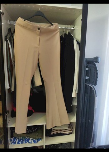 Trendyol & Milla Bej Düğmeli Midi Kadın Blazer Ceket
