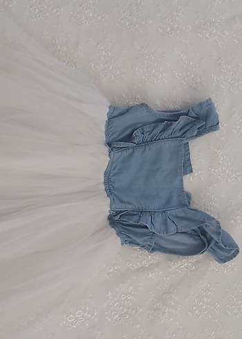 Kız Çocuk Denim Fırfırlı Bolero - Görsel 2