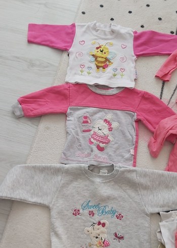 LC Waikiki Kız Çocuk Uzun Kollu Pembe Baskılı Tişört