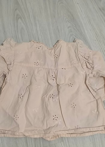zara işlemeli gömlek - Görsel 5