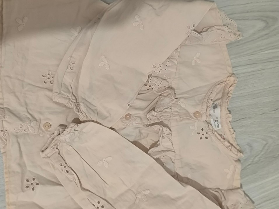 zara işlemeli gömlek - Görsel 3