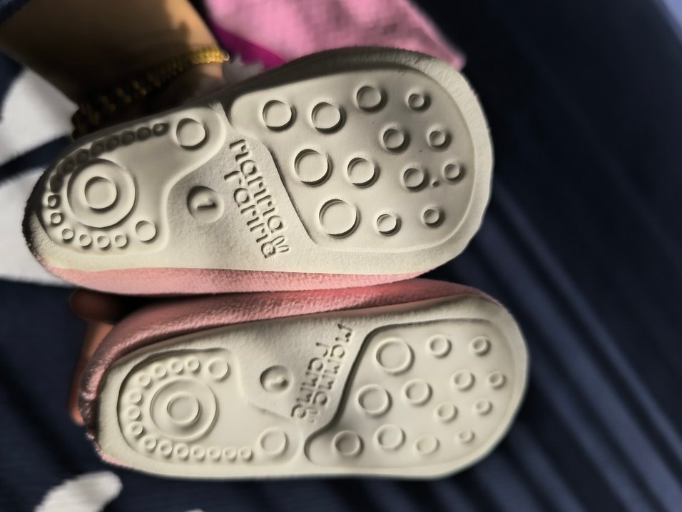 Kız Çocukları İçin Pembe Kürklü Sıcak Terlik - Görsel 5