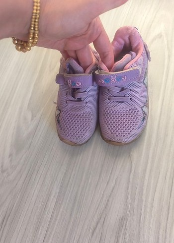 Kız Çocukları İçin Renkli Velcro Bağcıklı Spor Ayakkabı - Görsel 5