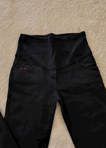 Siyah Hamile Jean Pantolon - Görsel 4