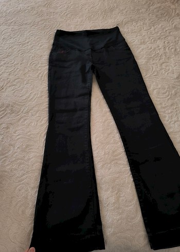 Siyah Hamile Jean Pantolon - Görsel 3