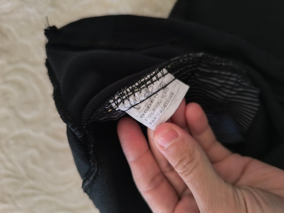 Siyah Hamile Jean Pantolon - Görsel 5