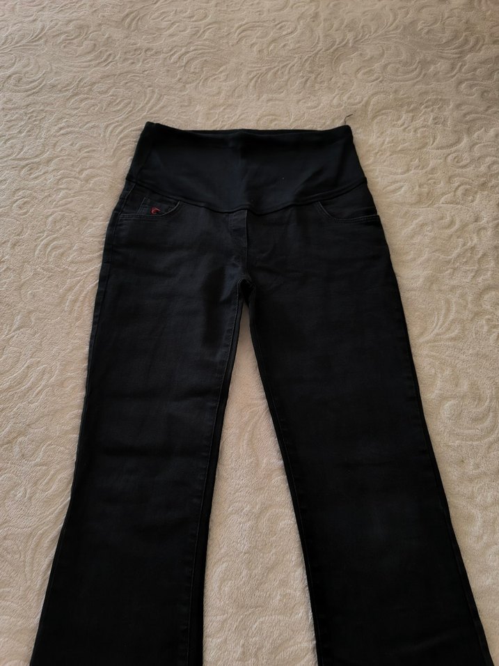 Siyah Hamile Jean Pantolon - Görsel 2