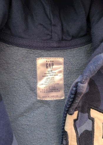 Erkek Çocuk Kapüşonlu Kamuflaj Sweatshirt - Görsel 3