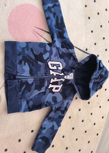 Erkek Çocuk Kapüşonlu Kamuflaj Sweatshirt - Görsel 2