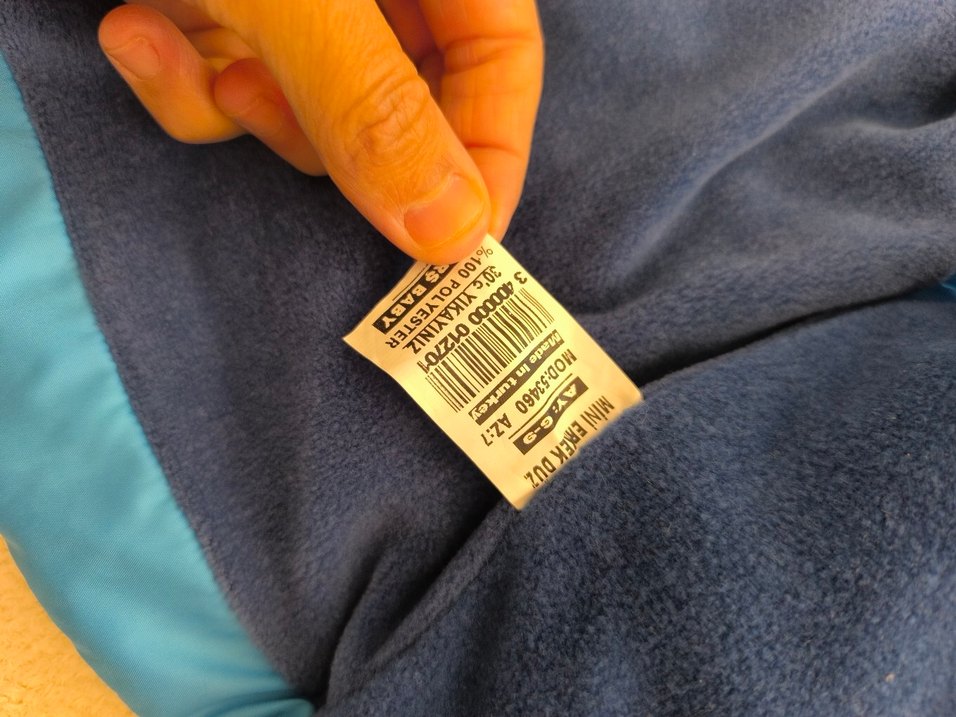 Kapüşonlu Mavi Erkek Çocuk Mont - Görsel 3