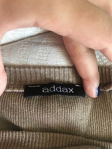 Addax kahverengi uzun kollu crop