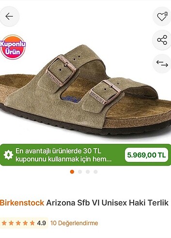 Birkenstock terlik