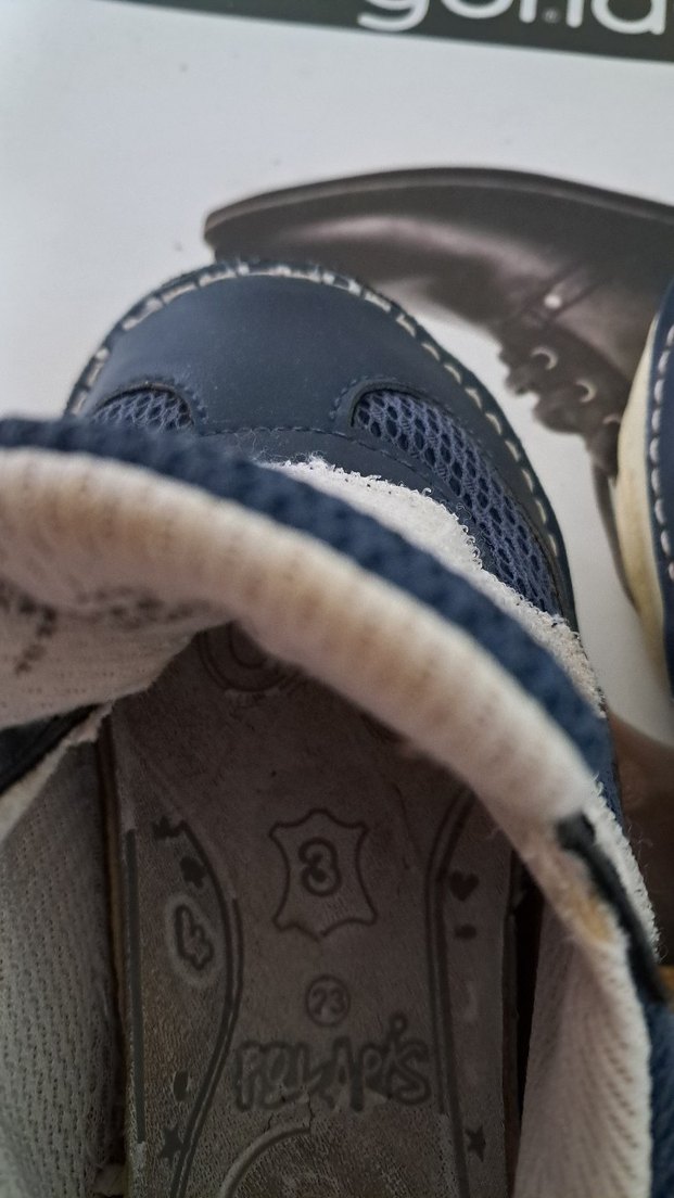 Mavi Erkek Bebek İlk Adım Ayakkabısı - Görsel 4