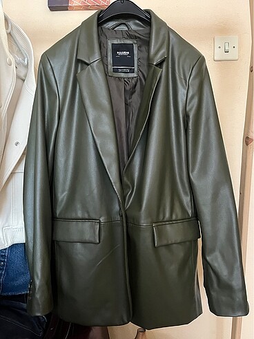 Pull & Bear deri blazer ceket