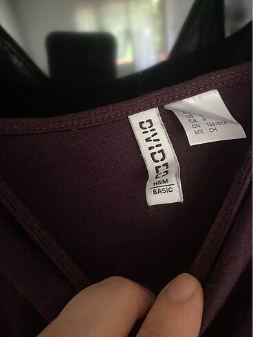 H&M Askılı penye elbise