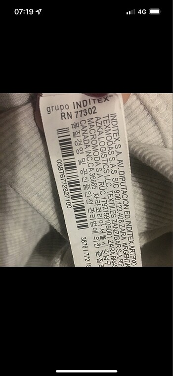 10 Yaş Beden gri Renk Zara Boys Sweat 9-10 Yaş