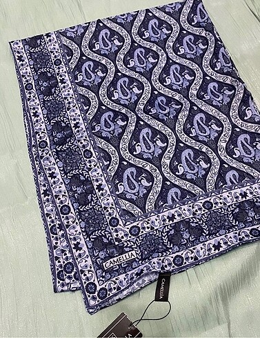 Desenli Bambu Kraş Şal